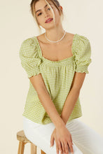 Load image into Gallery viewer, Smocked Blouse with Puff Sleeve
