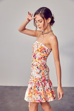Load image into Gallery viewer, Floral Print Tube Dress
