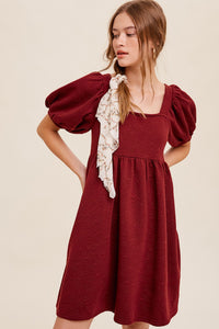 Burgundy Darling Dress
