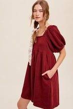 Load image into Gallery viewer, Burgundy Darling Dress
