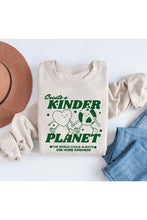 Load image into Gallery viewer, KINDER PLANET GRAPHIC PLUS SIZE SWEATSHIRT
