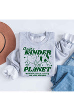 Load image into Gallery viewer, KINDER PLANET GRAPHIC PLUS SIZE SWEATSHIRT
