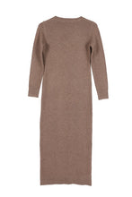 Load image into Gallery viewer, V Neck Sweater Maxi Dress
