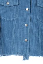Load image into Gallery viewer, Frayed corduroy jacket
